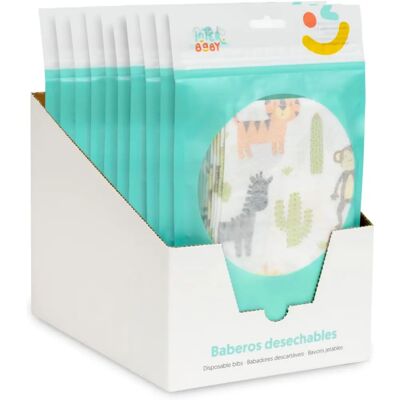 Baby Bibs - 6M+ - Pack of 10 - Baby Bibs Baby Bibs - 6M+ - Pack of 10 - Baby Bibs