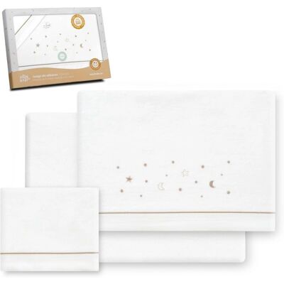 Ensemble de Linge de Lit en Flanelle Interbaby 3 Pièces - Linge de lit Ensemble de Linge de Lit en Flanelle Interbaby 3 Pièces - Linge de lit