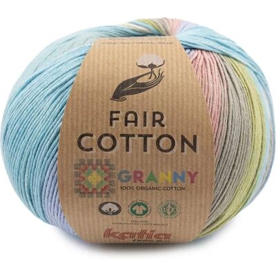 Katia Wolle Fair Cotton Granny - 150 g - unisex - Publicité Katia Wolle Fair Cotton Granny - 150 g - unisex - Publicité