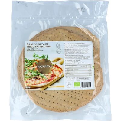 Bases de pizza de trigo sarraceno bio sin gluten - 2 unidades - Naturitas Essentials Bases de pizza de trigo sarraceno bio sin gluten - 2 unidades - Naturitas Essentials