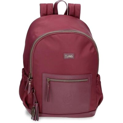 El Potro Lana Bordeaux Computer Backpack - Casual El Potro Lana Bordeaux Computer Backpack - Casual
