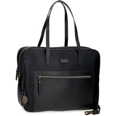 El Potro Schwarze Laptoptasche - Mehrere Fächer El Potro Schwarze Laptoptasche - Mehrere Fächer