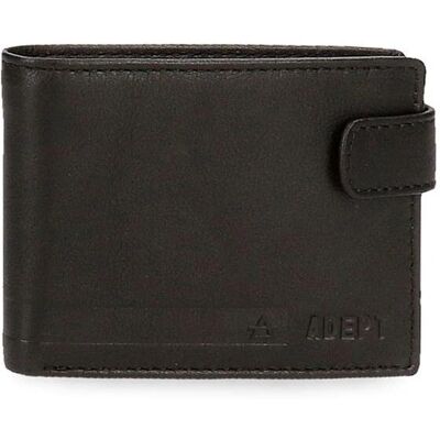 Joumma Bags Portemonnee Zwart - RFID Bescherming - Casual - 11x8.5cm Joumma Bags Portemonnee Zwart - RFID Bescherming - Casual - 11x8.5cm