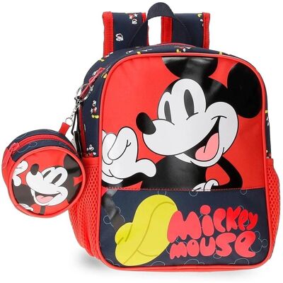 Sac à dos microfibre Joumma Bags pour enfants - Mickey Mouse Rouge Décontracté - Publicité Sac à dos microfibre Joumma Bags pour enfants - Mickey Mouse Rouge Décontracté - Publicité
