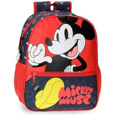 Sac à Dos Enfant Mickey Mouse Rouge - Microfibre 33cm - Publicité Sac à Dos Enfant Mickey Mouse Rouge - Microfibre 33cm - Publicité