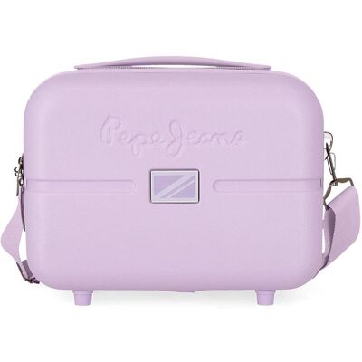 Pepe Jeans Fioletowa Torba na Toalety - Casual 29x21x15cm Pepe Jeans Fioletowa Torba na Toalety - Casual 29x21x15cm