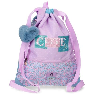 Sac à dos unisexe lilas Joumma Bags pour enfants - Casual 35x46cm - Publicité Sac à dos unisexe lilas Joumma Bags pour enfants - Casual 35x46cm - Publicité