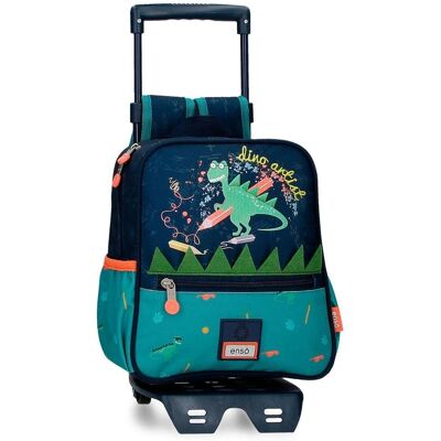 Sac à dos unisex pour enfants avec trolley - Casual Multicolore Polyuréthane Sac à dos unisex pour enfants avec trolley - Casual Multicolore Polyuréthane