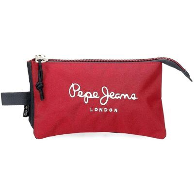 Pepe Jeans unisex dla dzieci - Clark trzyprzegrodowy piórnik - Piórnik Pepe Jeans unisex dla dzieci - Clark trzyprzegrodowy piórnik - Piórnik