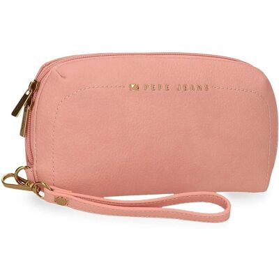 Pepe Jeans Diane Pink Clutch Bag - Clutch Bag with RFID Protection Pepe Jeans Diane Pink Clutch Bag - Clutch Bag with RFID Protection