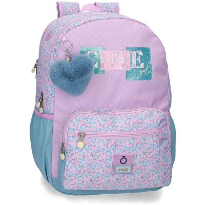 Sac à dos violet pour fille - Enso 32x42x14cm Sac à dos violet pour fille - Enso 32x42x14cm