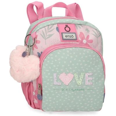 Enso Kids Groene Polyester Kinderwagen Rugzak - Kinderkleding Enso Kids Groene Polyester Kinderwagen Rugzak - Kinderkleding