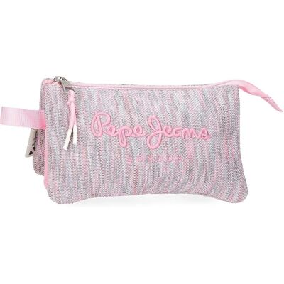 Pepe Jeans Miri Rosa Unisex Barnpenal - Pennfodral Pepe Jeans Miri Rosa Unisex Barnpenal - Pennfodral