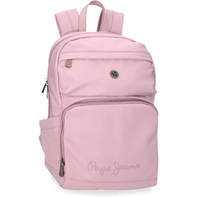 Pepe Jeans Rose Sac à Dos Décontracté en Polyester - Sac à Dos Pepe Jeans Rose Sac à Dos Décontracté en Polyester - Sac à Dos
