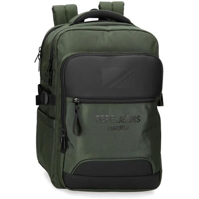 Pepe Jeans Modèle 7062442 Sac à Dos Casual Vert en Polyester Pepe Jeans Modèle 7062442 Sac à Dos Casual Vert en Polyester