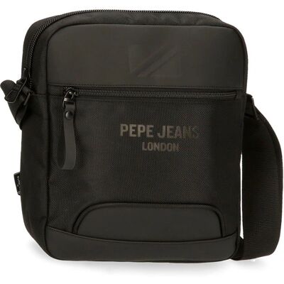 Pepe Jeans unisex Bromley zwarte laptoptas - Messenger Bag Pepe Jeans unisex Bromley zwarte laptoptas - Messenger Bag