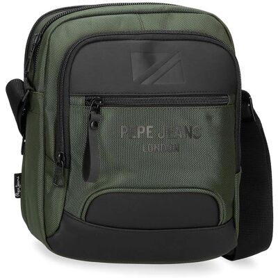 Pepe Jeans unisex Bromley groene schoudertas - Shoulder bag Pepe Jeans unisex Bromley groene schoudertas - Shoulder bag