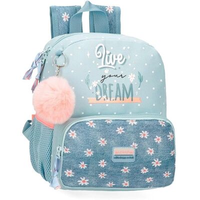 Sac à Dos Unisexe Movom Turquoise - Mode Enfant en Polyester Sac à Dos Unisexe Movom Turquoise - Mode Enfant en Polyester