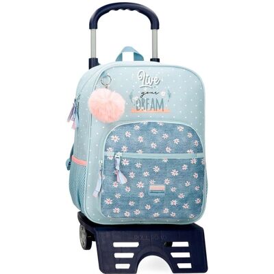 Movom Modelo 37623T1 Mochila escolar unisex para niños - Turquesa Movom Modelo 37623T1 Mochila escolar unisex para niños - Turquesa