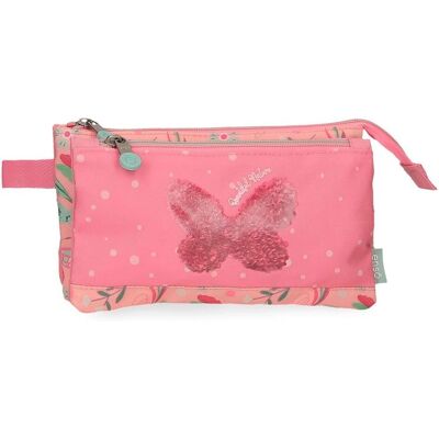 Enso Modèle 9684321 Rose avec Plusieurs Compartiments - Trousse Enso Modèle 9684321 Rose avec Plusieurs Compartiments - Trousse