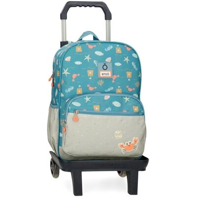 Enso Kinder Blauer Schulrucksack - Casual Polyester Enso Kinder Blauer Schulrucksack - Casual Polyester
