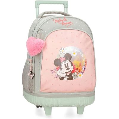Zielony dziecięcy plecak Minnie Wild na kółkach - Plecak Zielony dziecięcy plecak Minnie Wild na kółkach - Plecak
