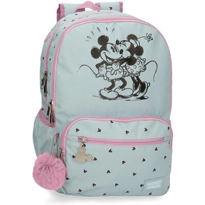 Disney Mickey Minnie Kék Iskolatáska - Casual Poliészter Disney Mickey Minnie Kék Iskolatáska - Casual Poliészter