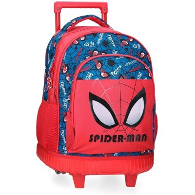 Joumma Bags Unisex pour enfants Sac à dos à roulettes Spiderman rouge - Sac à dos - Publicité Joumma Bags Unisex pour enfants Sac à dos à roulettes Spiderman rouge - Sac à dos - Publicité