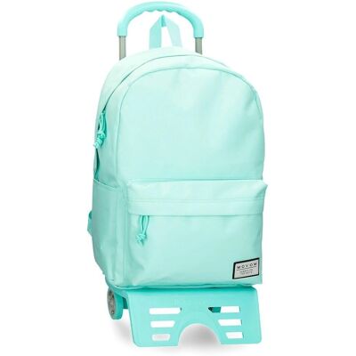 Zaino scolastico blu chiaro per bambini - Movom casual in poliestere Zaino scolastico blu chiaro per bambini - Movom casual in poliestere