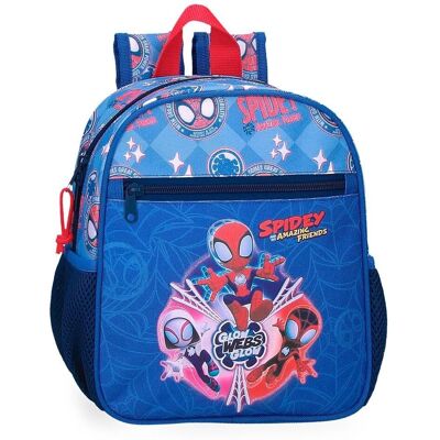Mochila Disney Spidey Power of 3 - Casual Poliéster, Marino, 25cm Mochila Disney Spidey Power of 3 - Casual Poliéster, Marino, 25cm
