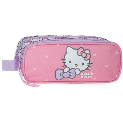 Trousse unisexe rose Hello Kitty - Polyester décontracté Trousse unisexe rose Hello Kitty - Polyester décontracté