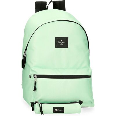 Pepe Jeans Aris Plecak - Casual Poliester - Zielony Pepe Jeans Aris Plecak - Casual Poliester - Zielony