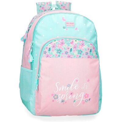 Roll Road Frühlings Traum Mehrfarbig Polyester Schultasche Roll Road Frühlings Traum Mehrfarbig Polyester Schultasche