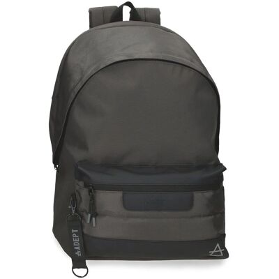 ADEPT Dmas Gray Polyester Laptop Backpack - Backpack ADEPT Dmas Gray Polyester Laptop Backpack - Backpack