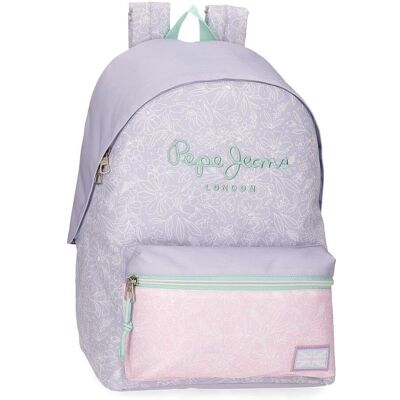 Pepe Jeans Renata Poliester Liliowa Torba Szkolna Pepe Jeans Renata Poliester Liliowa Torba Szkolna
