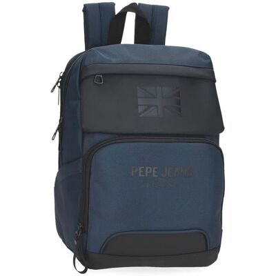 Pepe Jeans Bromley Navy Unisex Ryggsäck - Casual Polyester Pepe Jeans Bromley Navy Unisex Ryggsäck - Casual Polyester