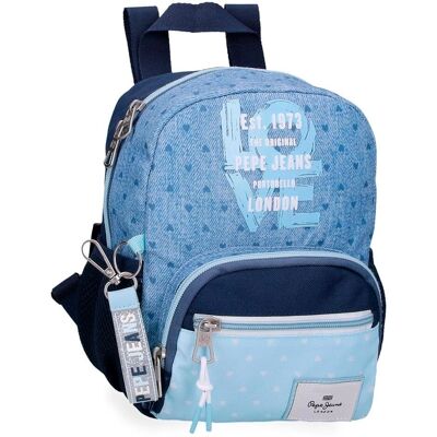Plecak poliestrowy Noni Denim Pepe Jeans - Plecaki Plecak poliestrowy Noni Denim Pepe Jeans - Plecaki