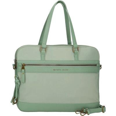 Pepe Jeans Morgan groene unisex schoudertas - Schoudertas / Computerhoes Pepe Jeans Morgan groene unisex schoudertas - Schoudertas / Computerhoes