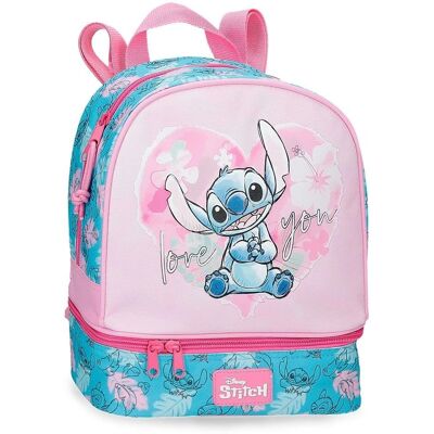 Różowy plecak dziecięcy Disney Heart Stitch z poliestru Różowy plecak dziecięcy Disney Heart Stitch z poliestru