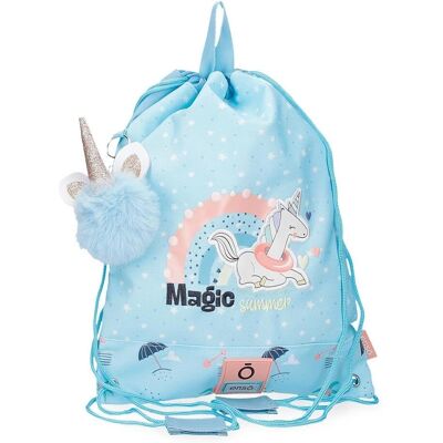 Enso Magic Summer Poliester Jasnoniebieska Torba na siłownię - Gym Sac Enso Magic Summer Poliester Jasnoniebieska Torba na siłownię - Gym Sac