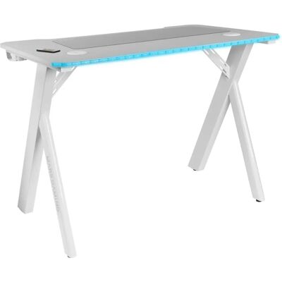 Bureau Gaming Rgb Mars Gaming MGD100RGB - Tapis XXL, Support Casques + Bouteille, 100x60cm, Blanc - Publicité Bureau Gaming Rgb Mars Gaming MGD100RGB - Tapis XXL, Support Casques + Bouteille, 100x60cm, Blanc - Publicité