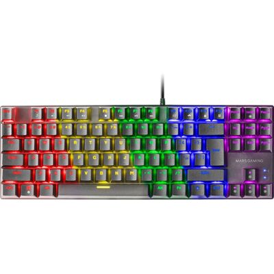 Mars Gaming MK80 Mechanikus Billentyűzet - Kompakt TKL, Piros Kapcsoló, US Kialakítás Mars Gaming MK80 Mechanikus Billentyűzet - Kompakt TKL, Piros Kapcsoló, US Kialakítás