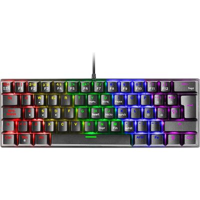 Mars Gaming MK60 - Mechanische Gaming-Tastatur - 60% Kompakt, RGB, Anti-Ghosting Mars Gaming MK60 - Mechanische Gaming-Tastatur - 60% Kompakt, RGB, Anti-Ghosting