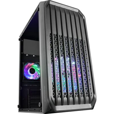 Mars Gaming MCS2 Mini Tower Gaming PC ház RGB Ventilátorokkal Mars Gaming MCS2 Mini Tower Gaming PC ház RGB Ventilátorokkal