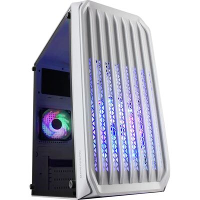 Boîtier PC Tour Mini Mars Gaming MC-S2W avec 2 Ventilateurs FRGB - Publicité Boîtier PC Tour Mini Mars Gaming MC-S2W avec 2 Ventilateurs FRGB - Publicité