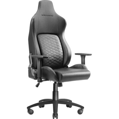 Mars Gaming MGC-ULTRA Schwarzer ergonomischer Gaming-Stuhl - Unterstützung Lumbar Mars Gaming MGC-ULTRA Schwarzer ergonomischer Gaming-Stuhl - Unterstützung Lumbar