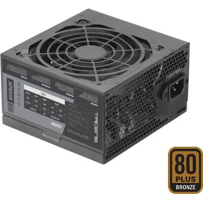 Fonte de alimentação Tacens APB550B 550W - Preto Fonte de alimentação Tacens APB550B 550W - Preto