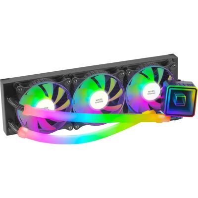 Mars Gaming ML-ULTRA360 Schwarz Flüssigkeitskühler - RGB Infinity - 650W TDP Mars Gaming ML-ULTRA360 Schwarz Flüssigkeitskühler - RGB Infinity - 650W TDP