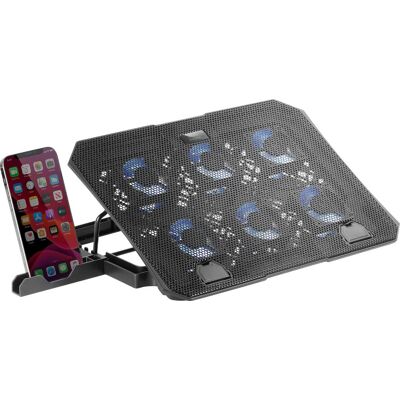 Mars Gaming MNBC23 Laptop Koelpad - Verstelbare Ventilatoren, Ergonomische Stand Mars Gaming MNBC23 Laptop Koelpad - Verstelbare Ventilatoren, Ergonomische Stand