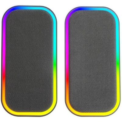 Mars Gaming MS-OM 20W Drahtlose & Kabelgebundene Gaming-Lautsprecher - RGB Beleuchtung Mars Gaming MS-OM 20W Drahtlose & Kabelgebundene Gaming-Lautsprecher - RGB Beleuchtung